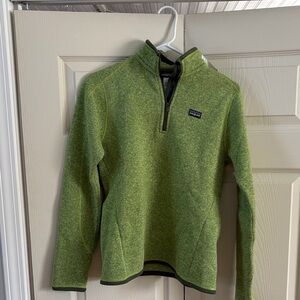 Patagonia Olive Green Fleece Pullover